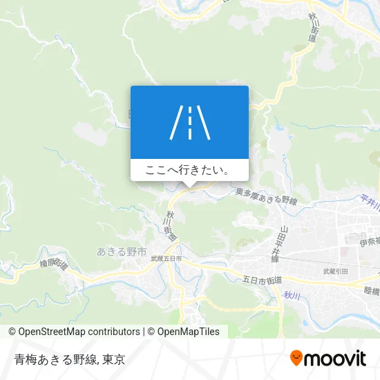 青梅あきる野線地図