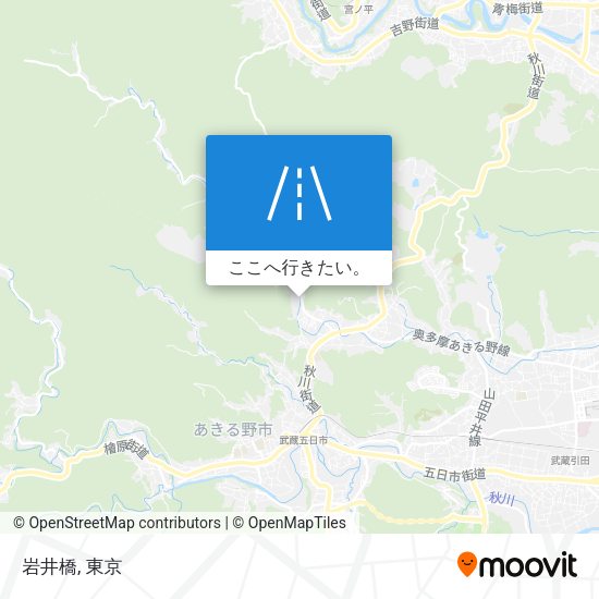 岩井橋地図