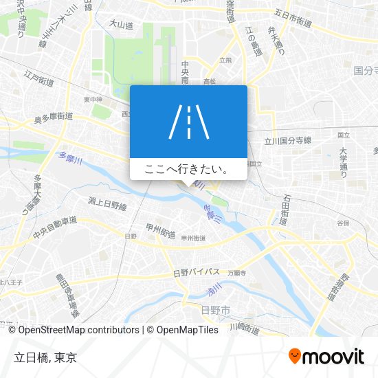 立日橋地図