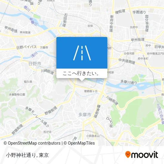 小野神社通り地図