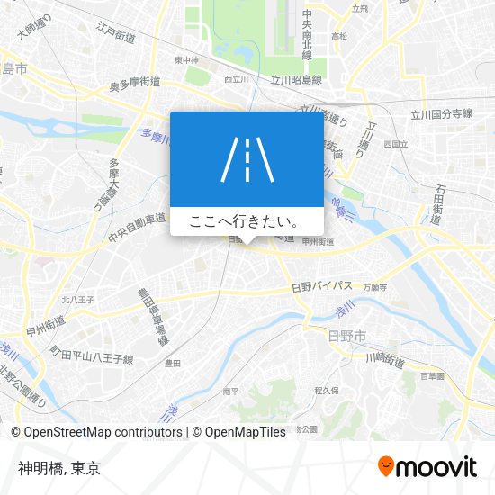 神明橋地図