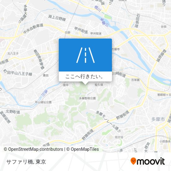 サファリ橋地図