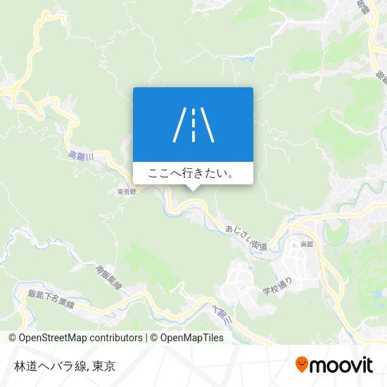 林道ヘバラ線地図