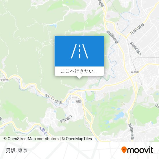 男坂地図