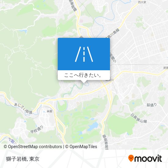 獅子岩橋地図
