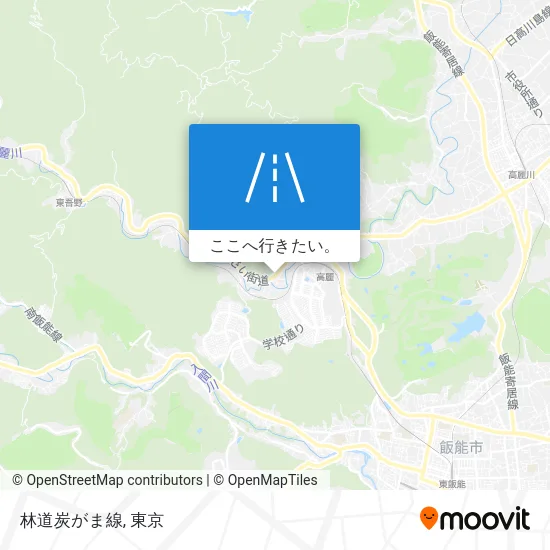 林道炭がま線地図