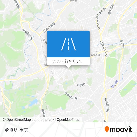 萩通り地図