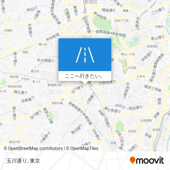 玉川通り地図