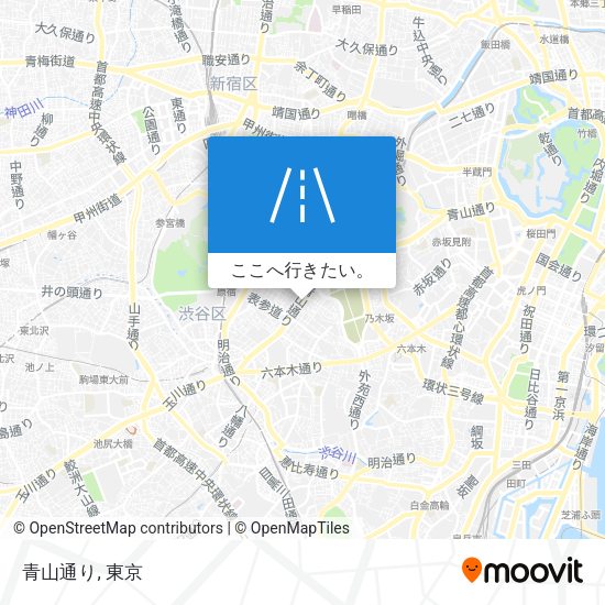 青山通り地図