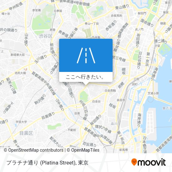 プラチナ通り (Platina Street)地図