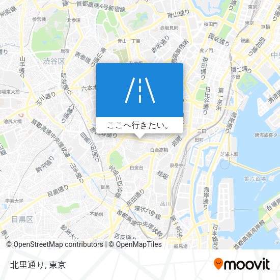 北里通り地図
