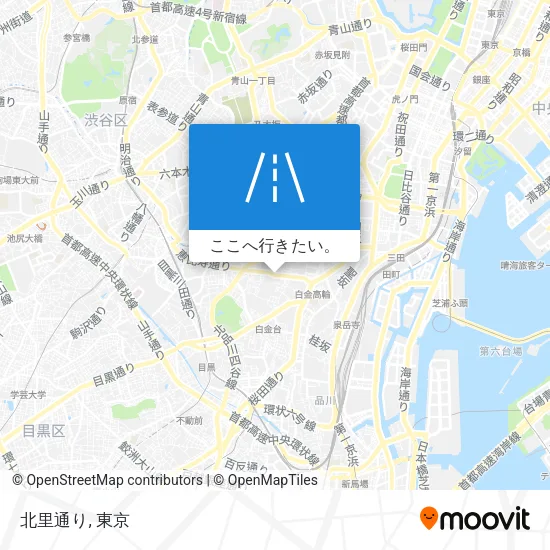北里通り地図