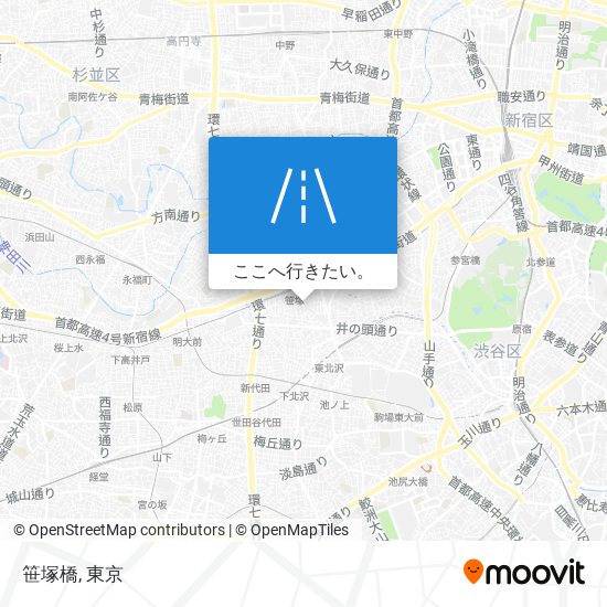 笹塚橋地図