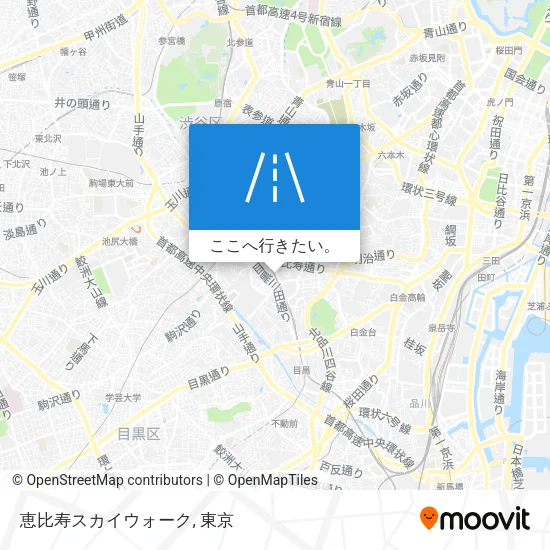 恵比寿スカイウォーク地図