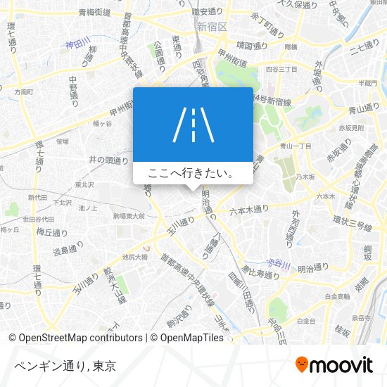 ペンギン通り地図