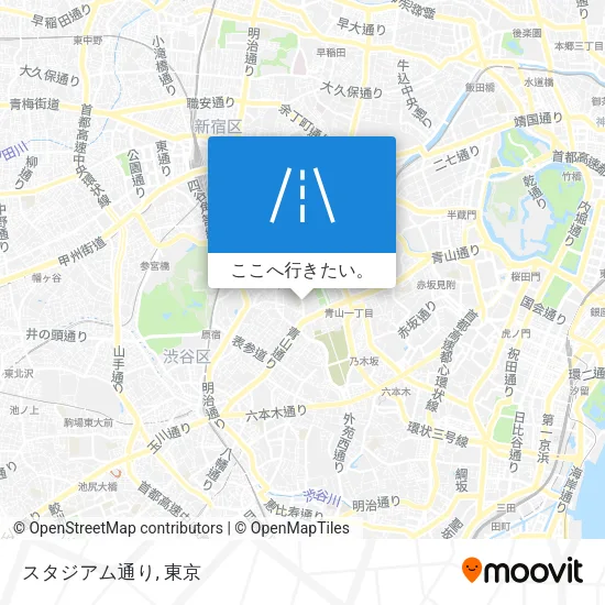 スタジアム通り地図