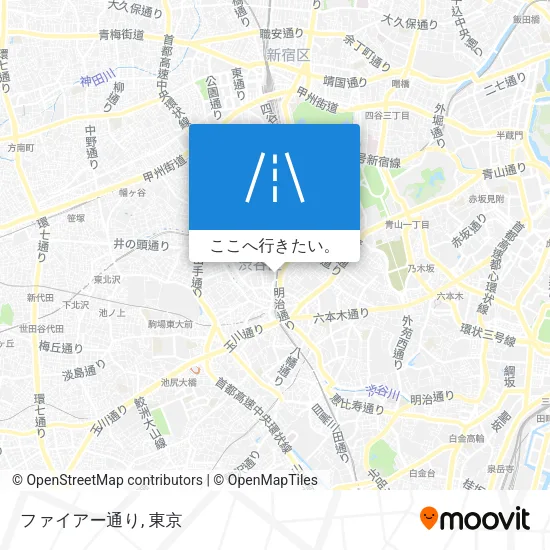 ファイアー通り地図