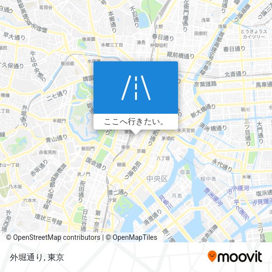 外堀通り地図