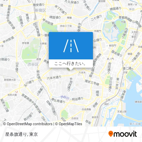 星条旗通り地図