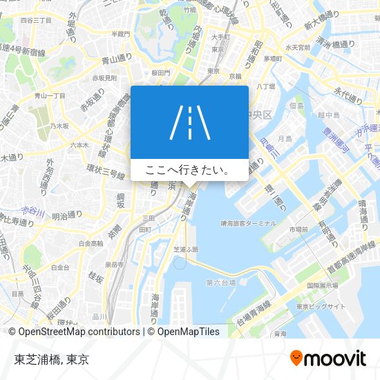 東芝浦橋地図