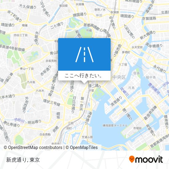 新虎通り地図