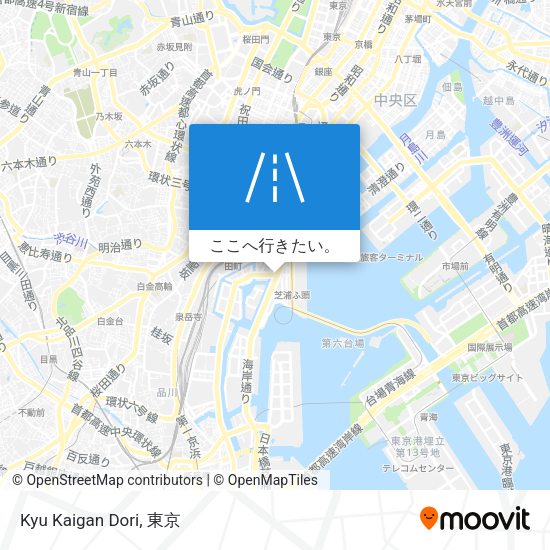 Kyu Kaigan Dori地図