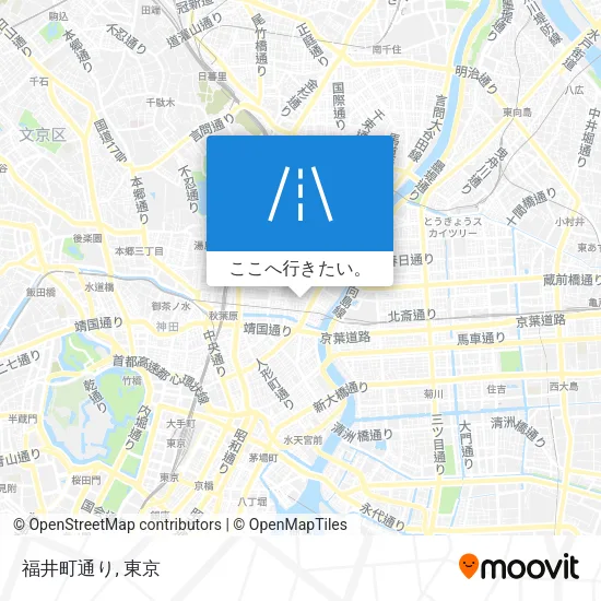 福井町通り地図