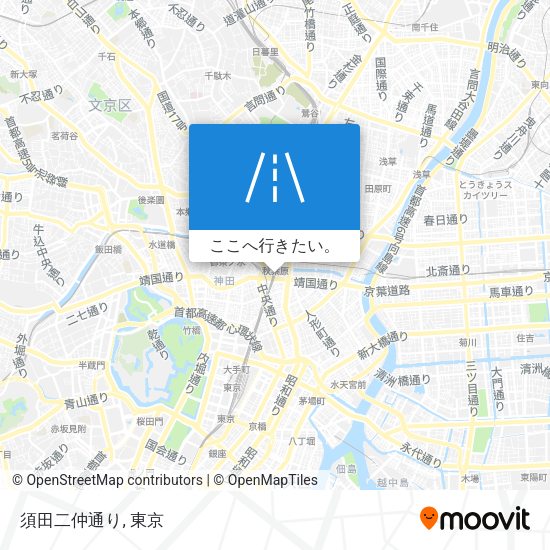 須田二仲通り地図