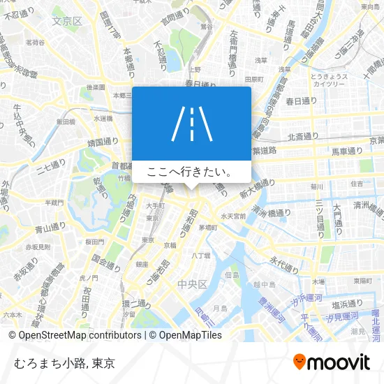 むろまち小路地図