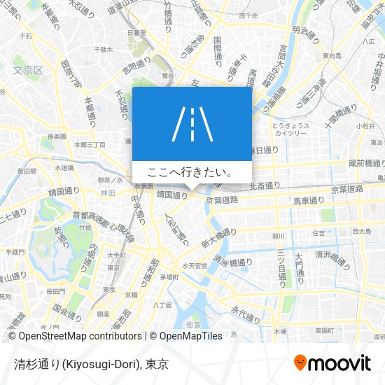 清杉通り(Kiyosugi-Dori)地図