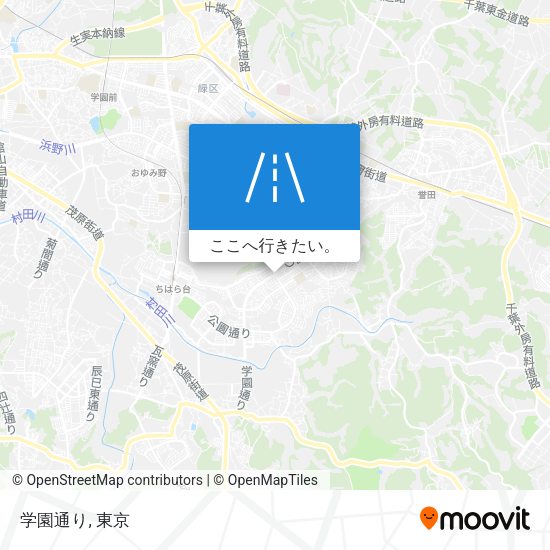 学園通り地図