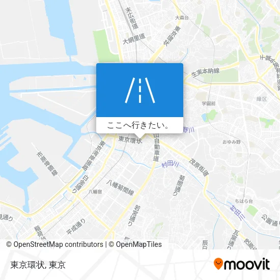 東京環状地図