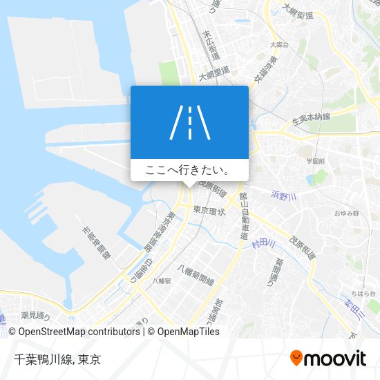 千葉鴨川線地図