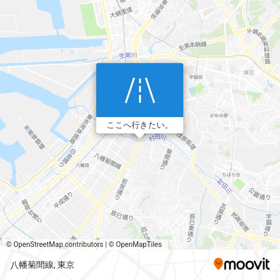 八幡菊間線地図