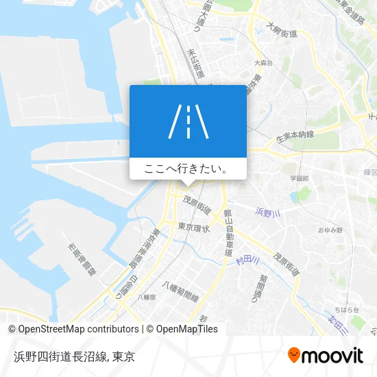 浜野四街道長沼線地図