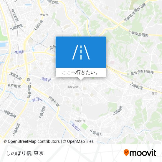 しのぼり橋地図