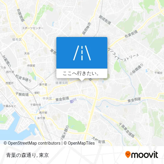青葉の森通り地図