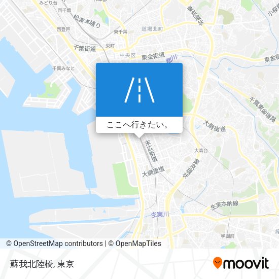 蘇我北陸橋地図