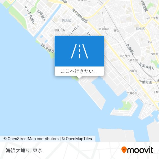 海浜大通り地図