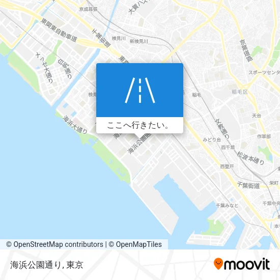 海浜公園通り地図