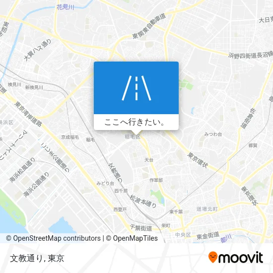 文教通り地図