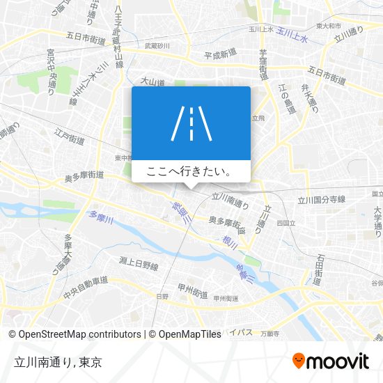立川南通り地図