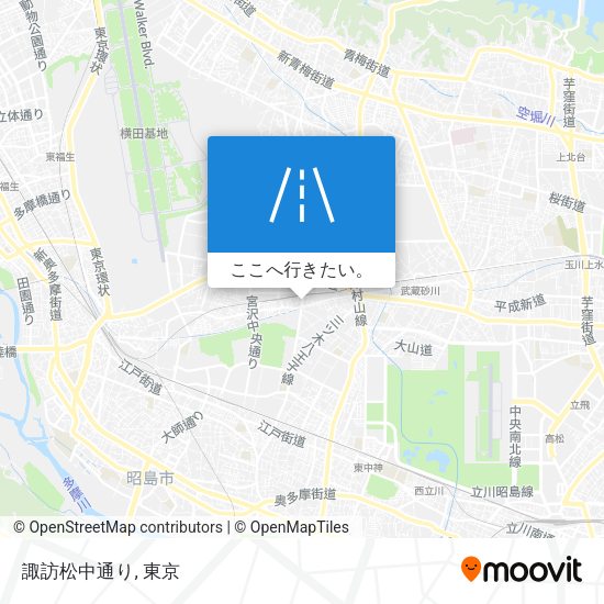 諏訪松中通り地図