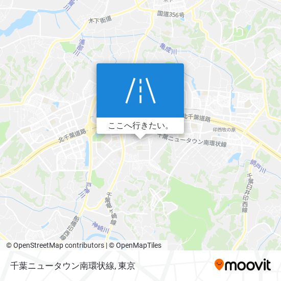 千葉ニュータウン南環状線地図