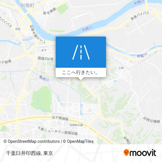 千葉臼井印西線地図