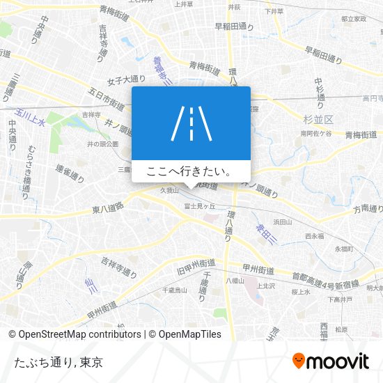 たぶち通り地図