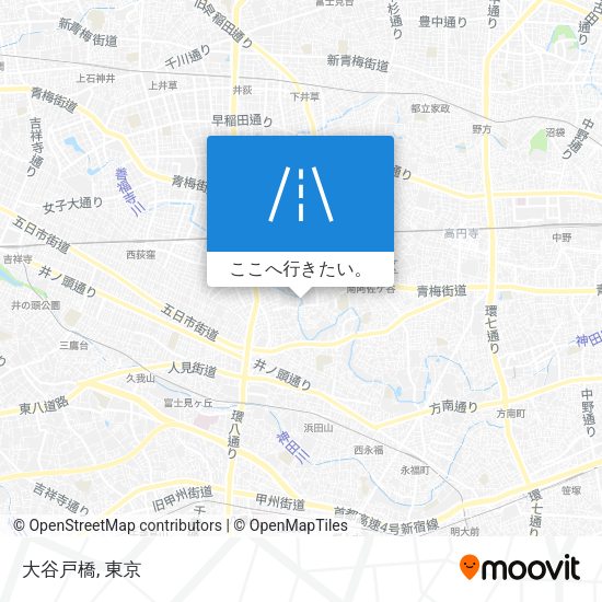 大谷戸橋地図