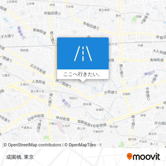 成園橋地図