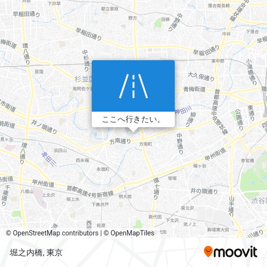 堀之内橋地図