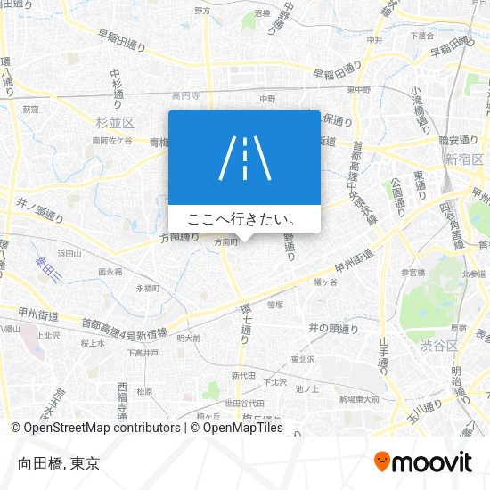 向田橋地図